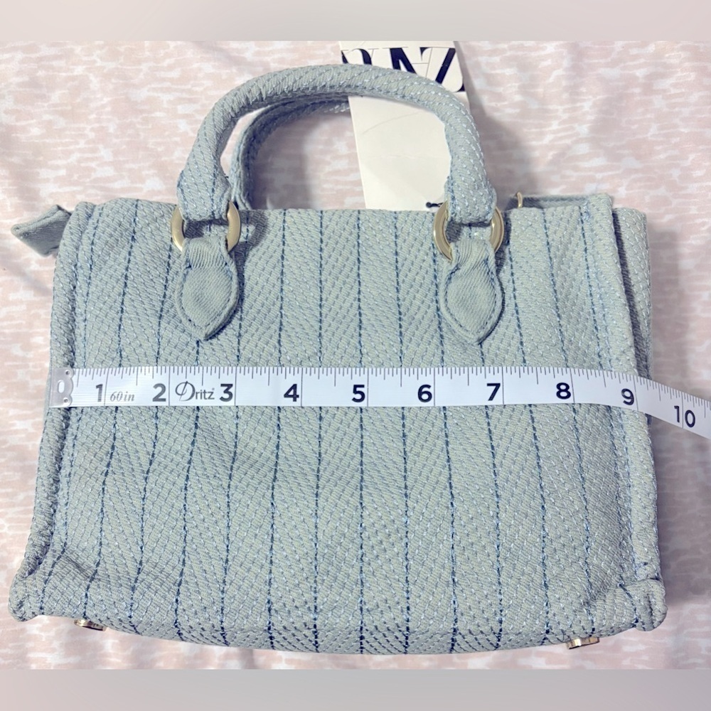 ZARA handbag,size medium,color azul NEW - Picture 10 of 12